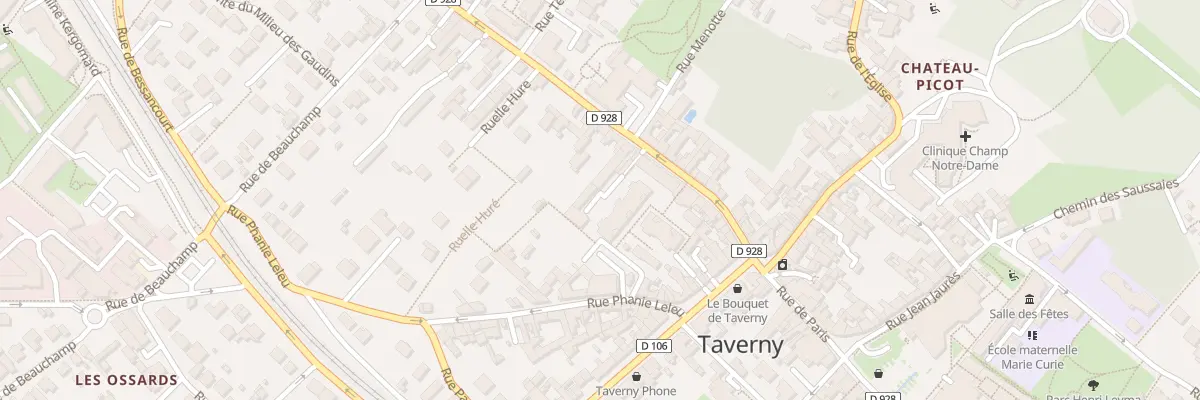 Plan du 257 Rue de Paris à Taverny