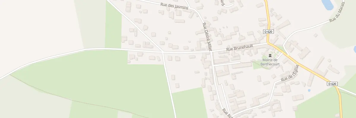 Plan du 80 Rue des Roses à Berthecourt