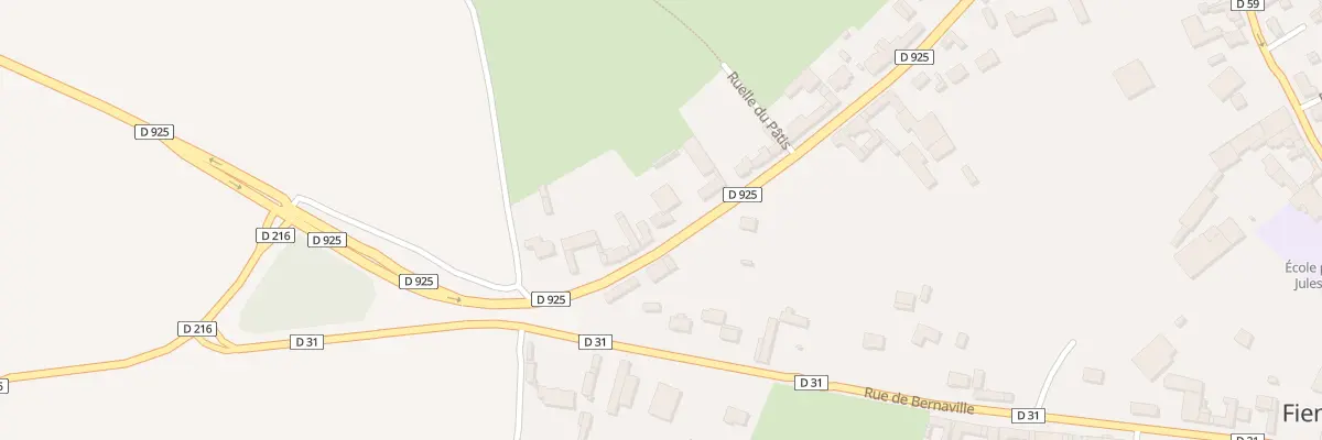 Plan du 15 Rue du Huit Mai à Fienvillers