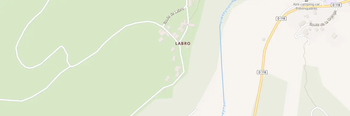 Plan du 5098 Labro à Prévinquières