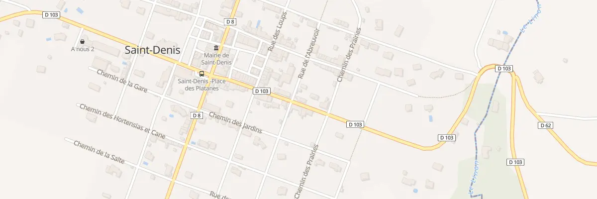 Plan du 5026 Le Village à Saint-Denis