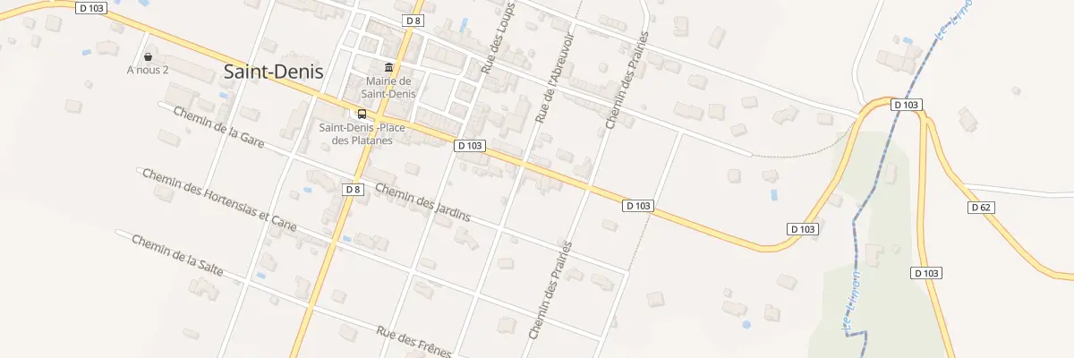 Plan du 12 Rte de Cuxac Cabardes à Saint-Denis