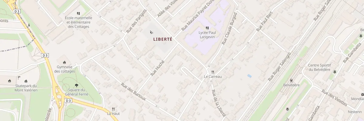Plan du 15 Rue de la Liberté à Suresnes
