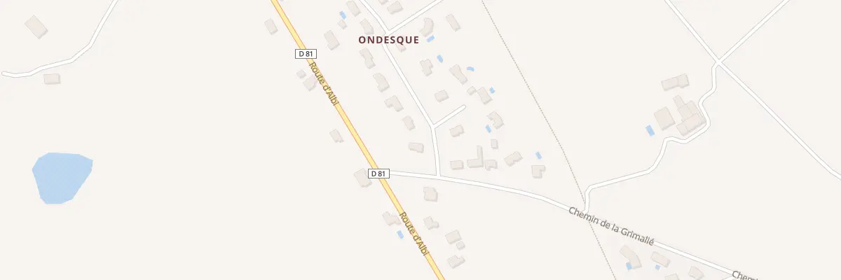 Plan du 1 Rue du Clos d’Ondesque à Fréjairolles