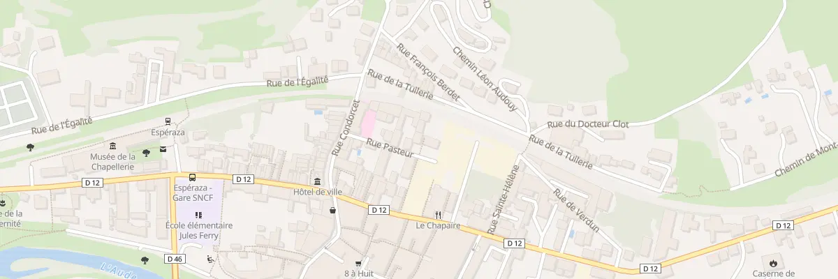 Plan du 290 Rue Pasteur à Espéraza