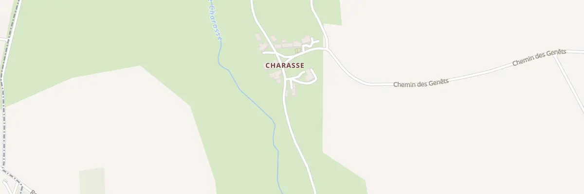Plan du 43 Charasse à Saint-Jeanvrin