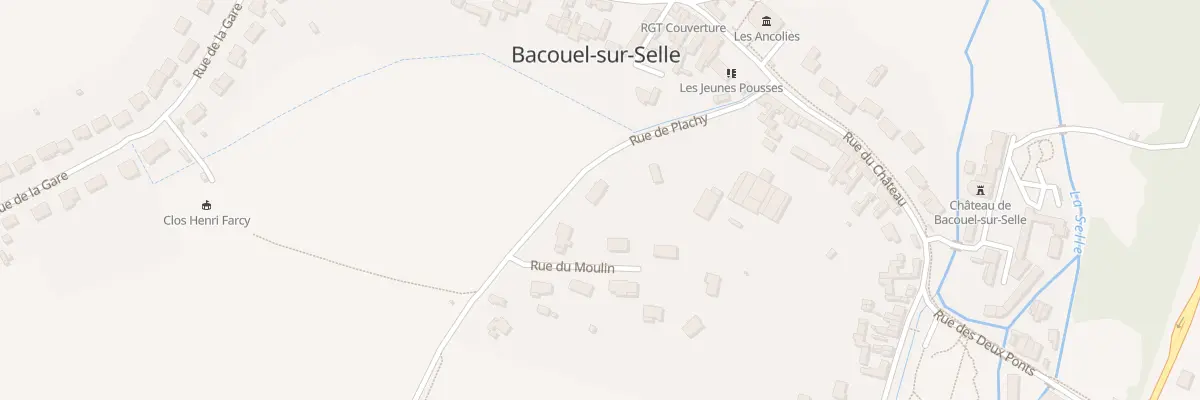 Plan du 5 Rue de Plachy à Bacouel-sur-Selle
