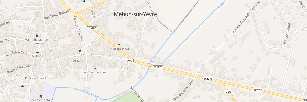 Plan du 23 Av Raoul Aladenize à Mehun-sur-Yèvre