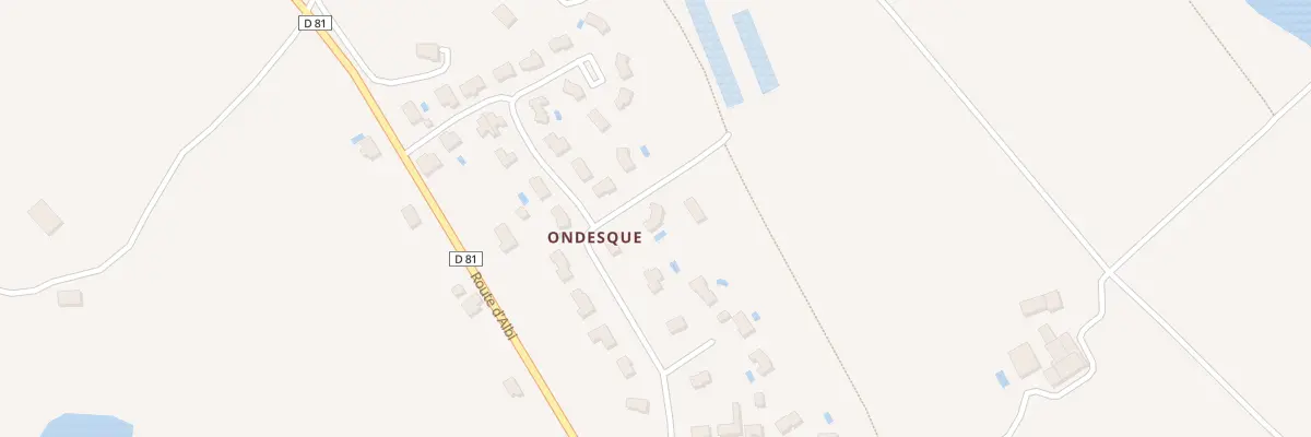 Plan du 16 Rue du Clos d’Ondesque à Fréjairolles
