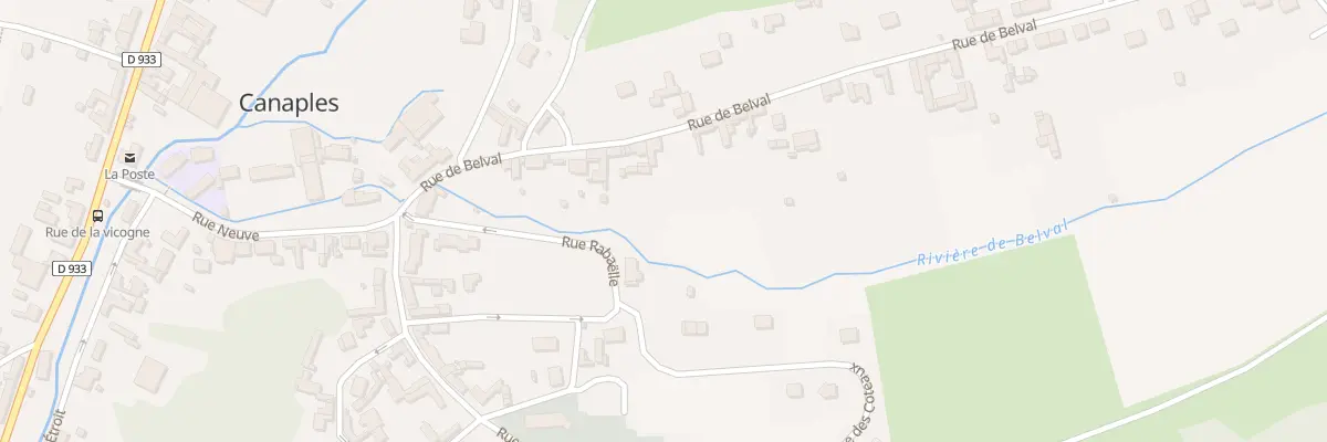 Plan du 184 Rue de Belval à Canaples