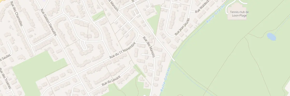 Plan du 536 Rue des Manoirs à Loon-Plage