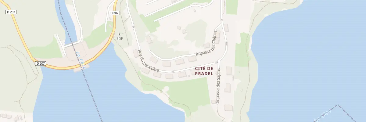 Plan du 5056 Cité de Pradel à Saint-Étienne-Cantalès