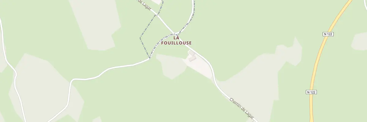 Plan du 5045 La Fouillouse à Cayrols