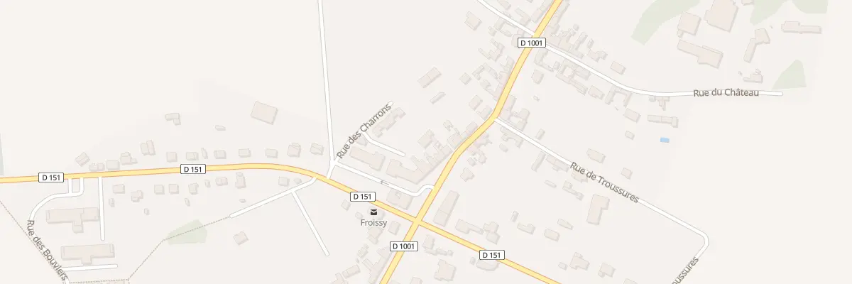 Plan du 7 Rue de Provinlieu à Froissy