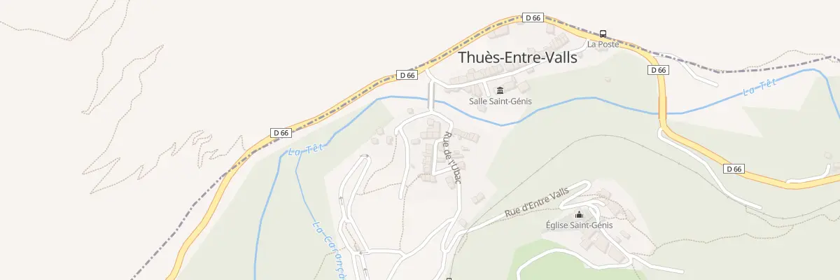 Plan du 36A Le Village à Thuès-Entre-Valls