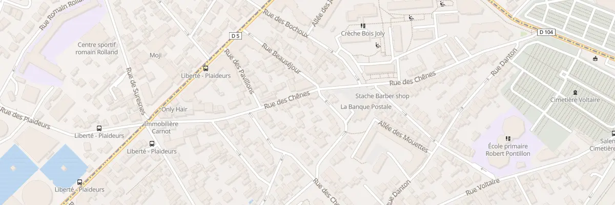 Plan du 40 Rue des Chênes à Suresnes