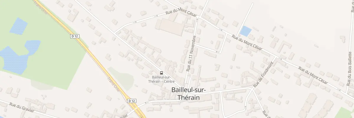 Plan du 28 Rue du Général de Gaulle à Bailleul-sur-Thérain