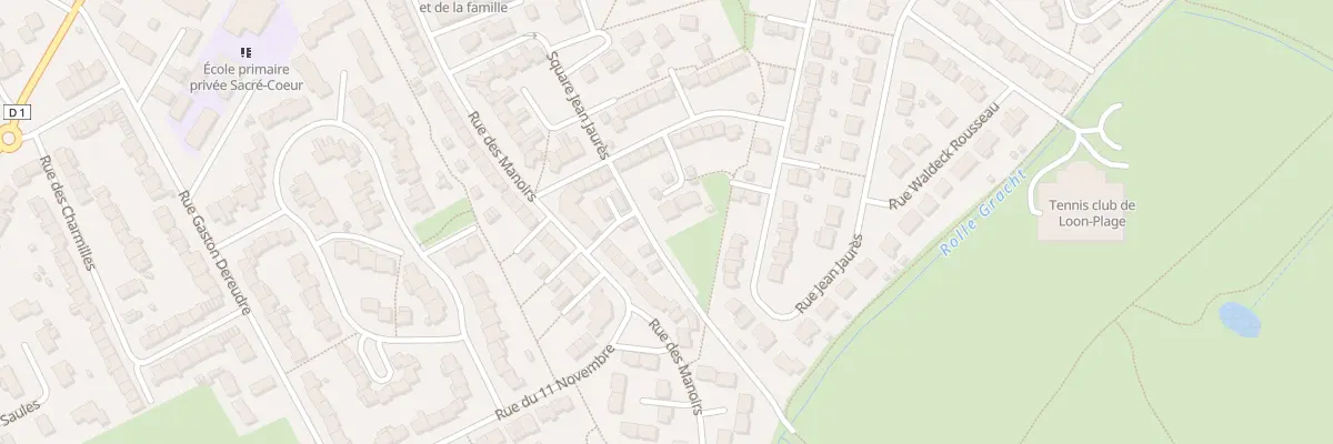 Plan du 88 Rue Paul Matrenghen à Loon-Plage
