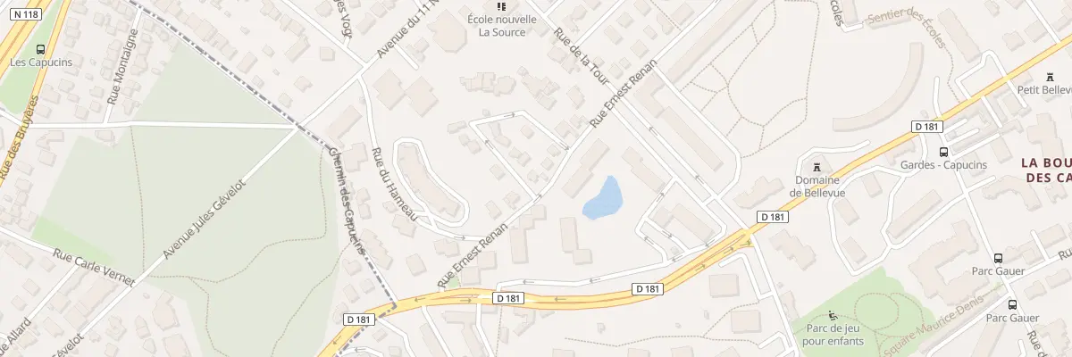 Plan du 74 Rue Ernest Renan à Meudon