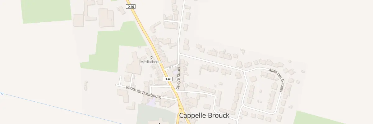 Plan du 2133 Rue Speye Straete à Cappelle-Brouck