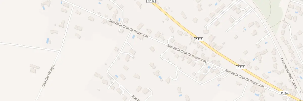 Plan du 55 Rue de la Côte de Beaumont à Castres