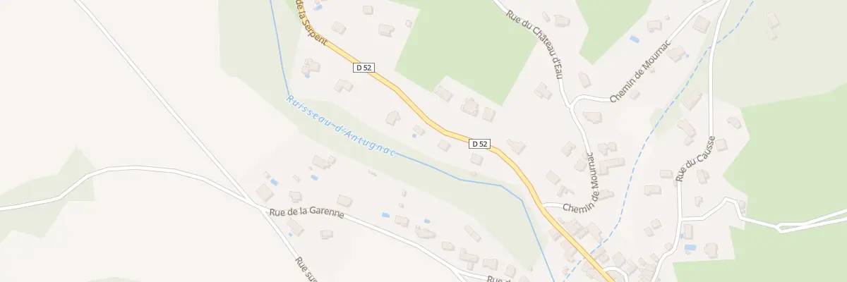 Plan du 110 Pader à Antugnac