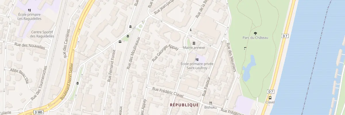 Plan du 1 Rue Georges Appay à Suresnes