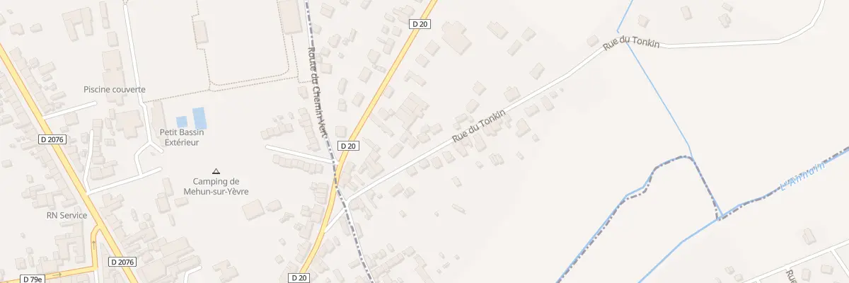 Plan du 11 Rue du Tonkin à Allouis