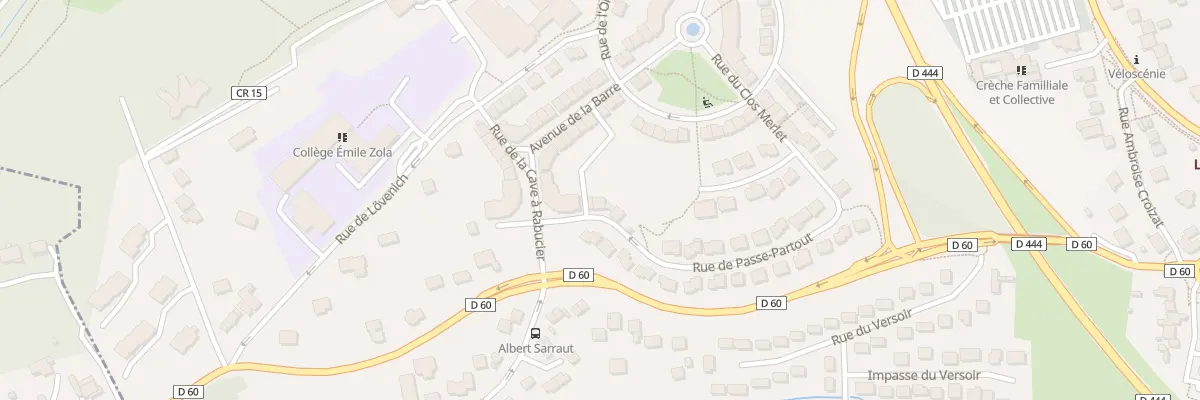 Plan du 3 Rue de Passe Partout à Igny