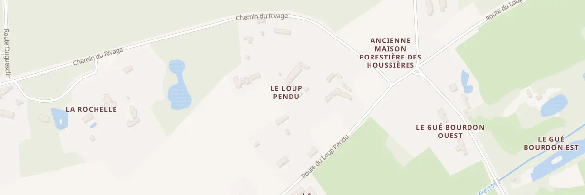Plan du 118 Che du Rivage à Ingrannes