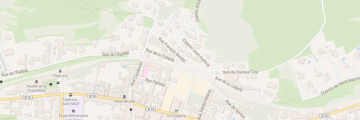 Plan du 262 Rue de la Tuilerie à Espéraza