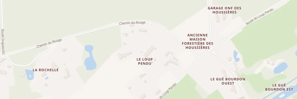 Plan du 110 Che du Rivage à Ingrannes