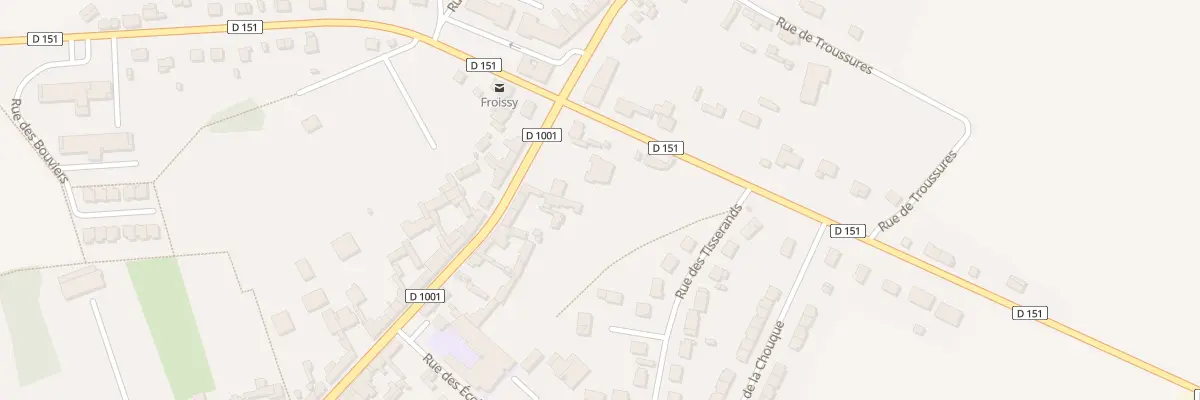 Plan du 3 Rue de Beauvais à Froissy
