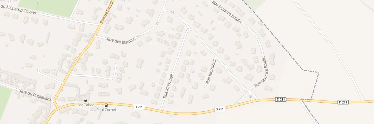 Plan du 13 Rue Kintrabell à Saveuse