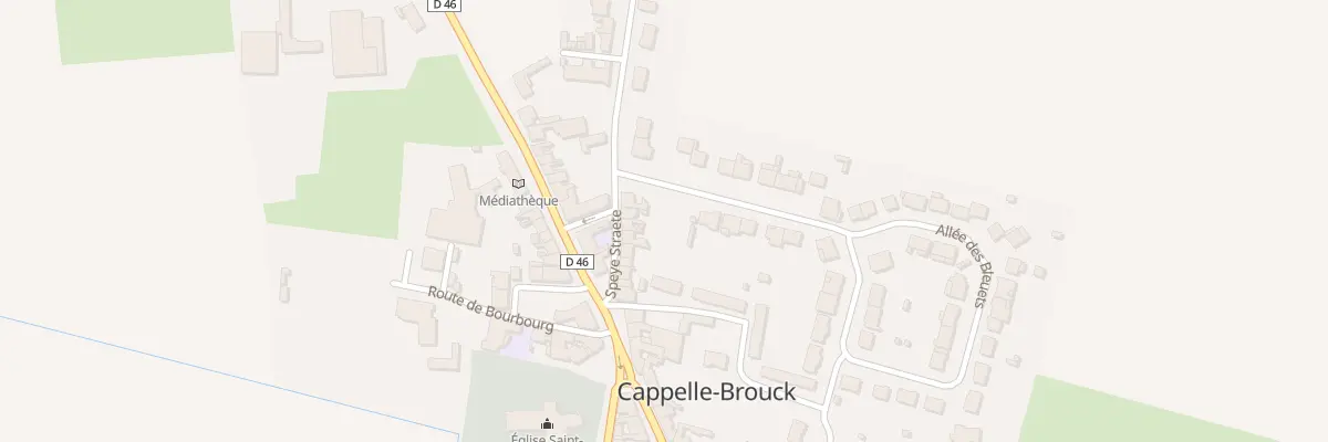 Plan du 2142 Rue Speye Straete à Cappelle-Brouck