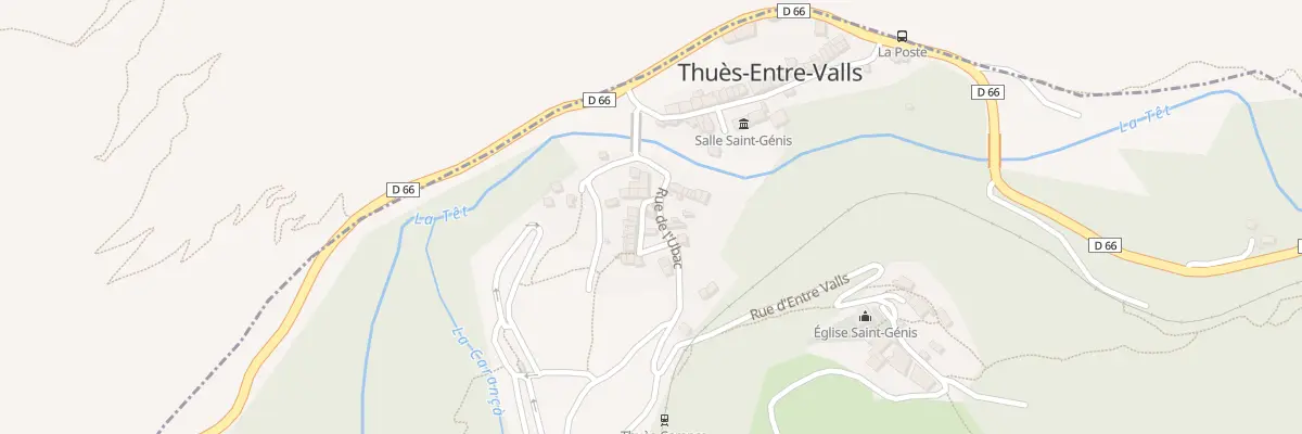 Plan du 33 Le Village à Thuès-Entre-Valls