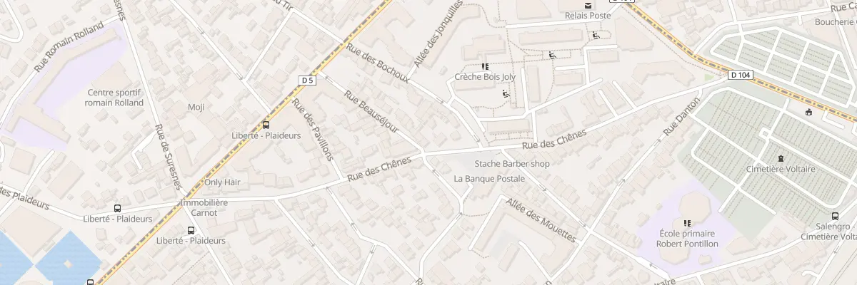 Plan du 47 Rue des Chênes à Suresnes