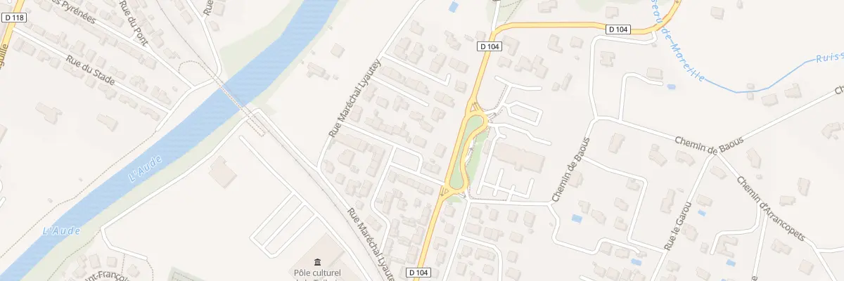Plan du 15 Rue Jeanne d’Arc à Limoux