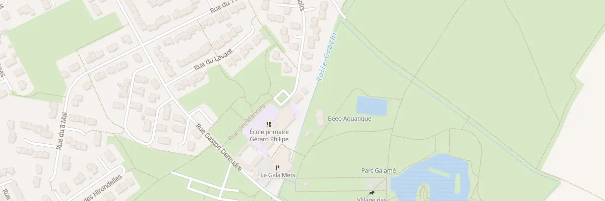 Plan du 717 Rue des Manoirs à Loon-Plage