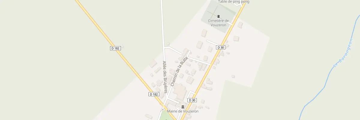 Plan du 7 Che de la Butte à Vouzeron