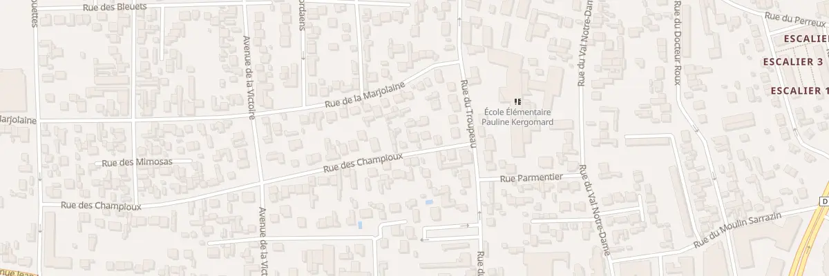 Plan du 10 Rue des Champioux à Argenteuil