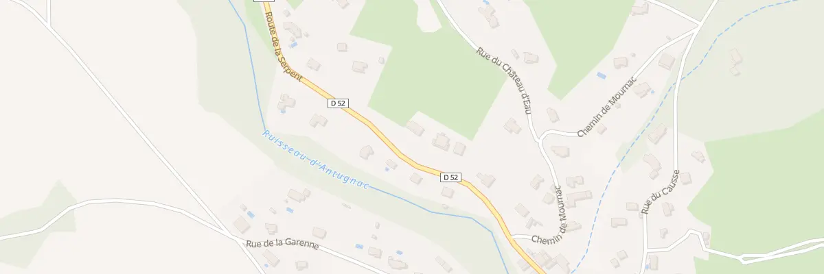 Plan du 6 Rte de la Serpent à Antugnac