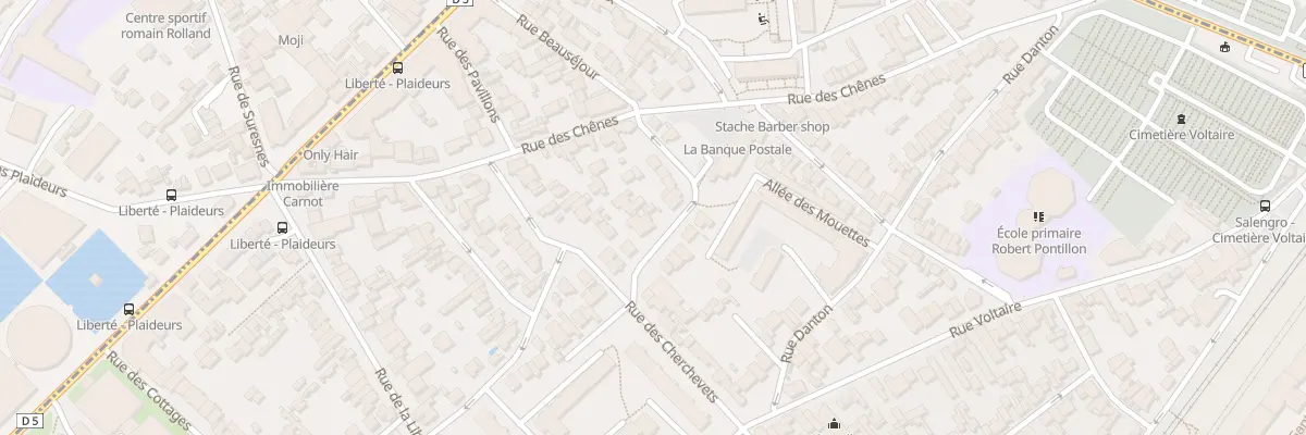 Plan du 7 Rue Émilien Colin à Suresnes