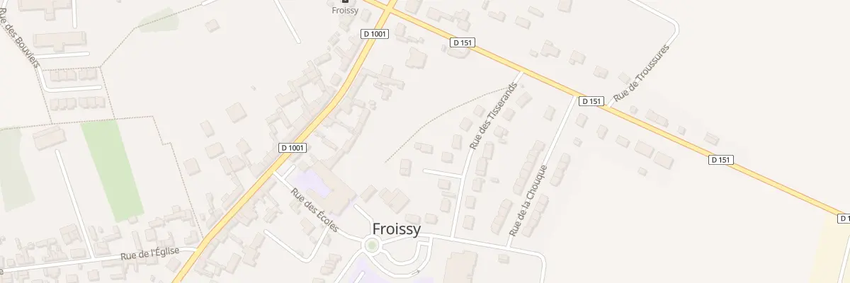 Plan du 2 Imp des Frenes à Froissy
