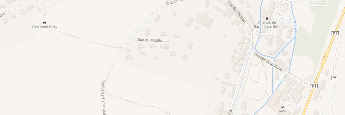 Plan du 4 Rue du Moulin à Bacouel-sur-Selle