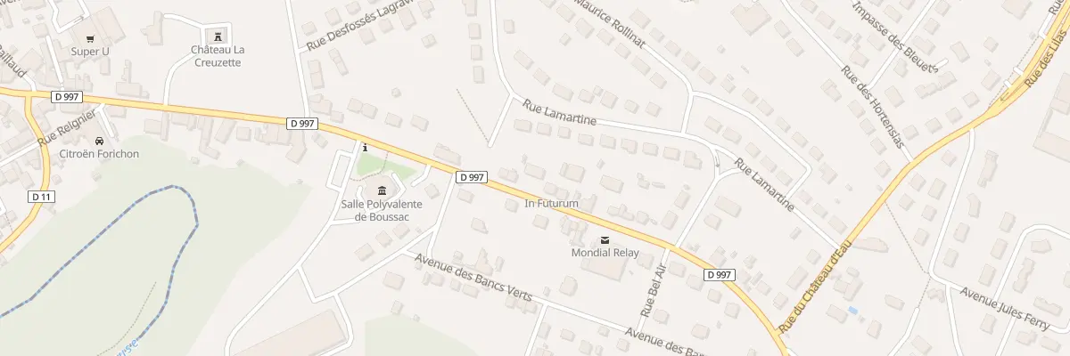 Plan du 39 Av d’Auvergne à Boussac