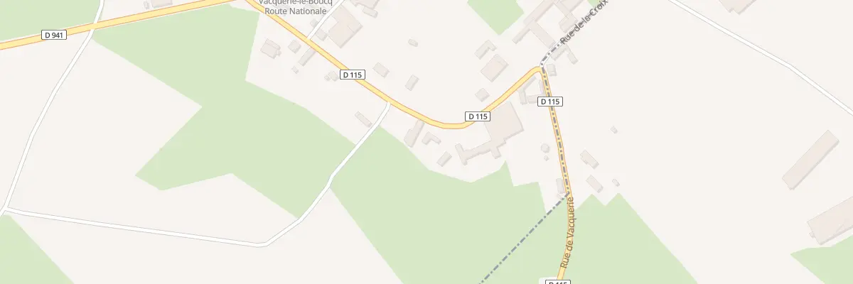 Plan du 10 Rue de Fortel à Vacquerie-le-Boucq
