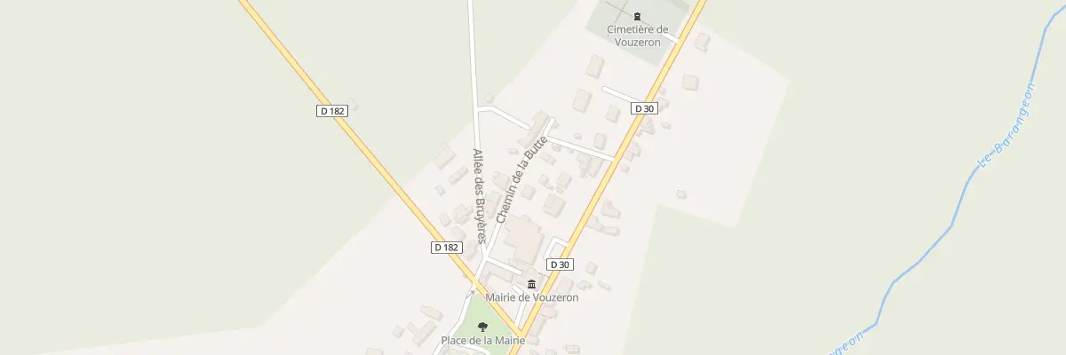 Plan du 2 Che de la Butte à Vouzeron