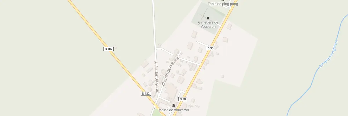 Plan du 9 Che de la Butte à Vouzeron