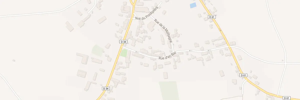 Plan du 3 Rue d’En Bas à Hardivillers